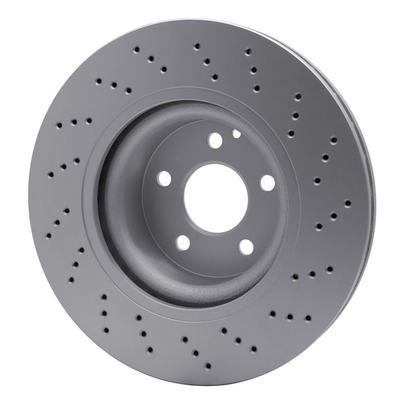 Mercedes-Benz S430 Brake Rotor (1) - Front - R1 Concepts - GeoSPEC Coated Drilled - `00-`03